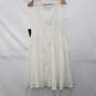 Nine West White Lace Dress NWT Size 12 image number 3