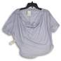NWT We The Free Womens Lavender Cowl Neck Short Sleeve Pullover T-Shirt Size XS image number 1