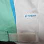 The North Face HyVent White/Blue/Green Hooded Girl's Youth Jacket XL image number 5