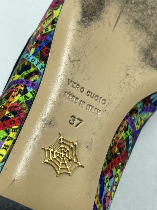 Charlotte Olympia Multi Ballet Flats W 7 COA image number 7