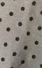 NWT Ann Taylor Womens Black Polka Dot Shoulder Button Mock Neck Blouse Top Sz M image number 4