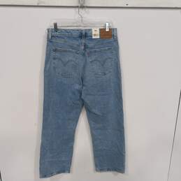 Levi's Women's Blue Ribcage Straight Ankle Jeans Size 31 x 27 with Tags alternative image