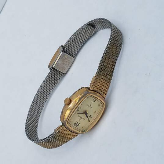 Vintage Helbros Gold Tone Quartz Watch NOT RUNNING image number 4