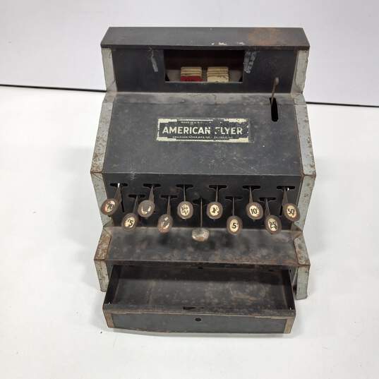 Vintage American Flyer Toy Cash Register image number 1