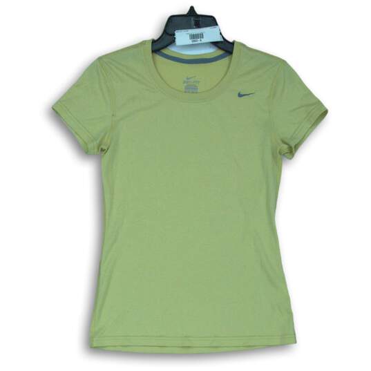 Women's Nike Yellow Pullover T-Shirt Size XS image number 1