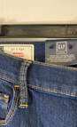 NWT Gap Womens Blue High Rise Dark Wash Pockets Denim Jegging Jeans Size 31/12R image number 5