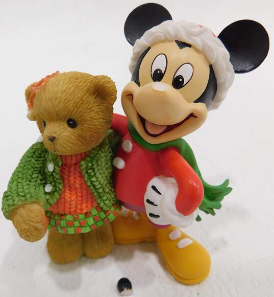 Enesco Disney Cherished Teddies Mickey & Madalyn Good Friends Good Times Figurine image number 2