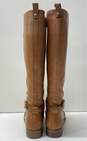 Michael Kors Leather Arley Riding Boots Luggage 7 image number 5