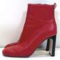 Rag & Bone Leather Ellis Ankle Boots Red 8.5 image number 3