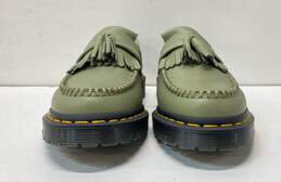 Dr. Martens Adrian Green Leather Tassel Kiltie Loafers Women's Size 9 alternative image