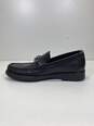 Authentic Salvatore Ferragamo Black Loafer Dress Shoe Men 7.5 image number 2