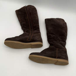 Womens Kings Cross Brown Suede Round Toe Pull-On Knee High Snow Boots Sz  8 alternative image