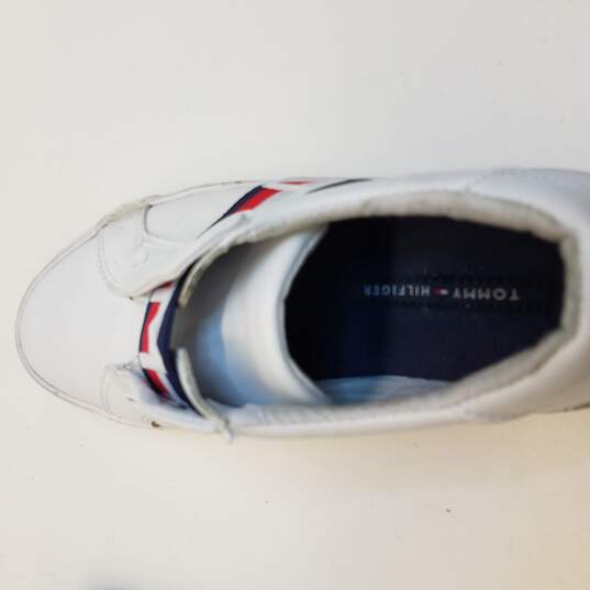 Tommy Hilfiger Men White Basket Cupsole Sneakers Size 7.5 image number 8