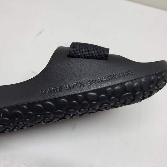 Allbirds Unisex Sugar Sliders Black Slip On Sugar Cane Sandal's Men's 7 image number 3