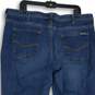 Womens Blue Denim Medium Wash 5-Pocket Design Straight Leg Jeans Size 18R image number 4