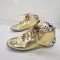 SAMPLE Melody Ehsani x Reebok Womens Metallic Gold Python Love Sneakers Size 9.5 image number 1
