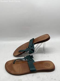 Tory Burch Womens Brown & Green Sandals Size 7