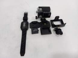 airon action camera in case w/ accessories