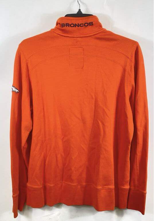 Tommy Bahama Mens Orange Cotton Denver Broncos Football NFL Shirt Size Large image number 2