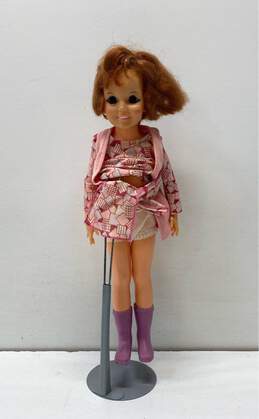 Vintage 1969 Chrissy Ideal Toy Corp Doll With Stand