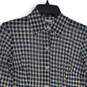 Cabi Womens Blue White Plaid Collared Long Sleeve Button-Up Shirt Size XS image number 3