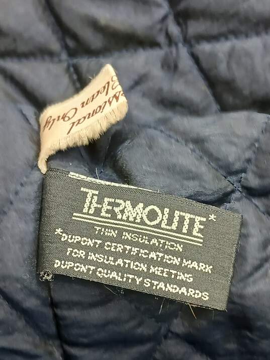 Vintage London Fog Men's Tan Leather Jacket Thermolite Size XL Reg image number 5
