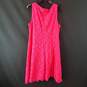Chaps Women Pink Lace Midi Dress Sz 14 NWT image number 3