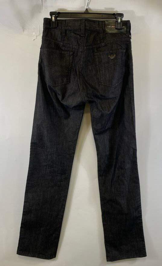 Emporio Armani Black Bootcut Jeans - Size 28 image number 2