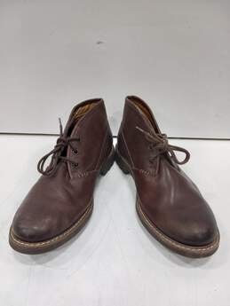 Clarks Men's #21951 Brown Leather Chukka Boots Size 8M
