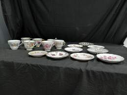 16pc. Bulk Lot of Assorted Fine China Cups & Saucers alternative image