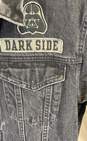 Gap Womens Gray Front Pockets Long Sleeve Collared Star Wars Denim Jacket Size M image number 4