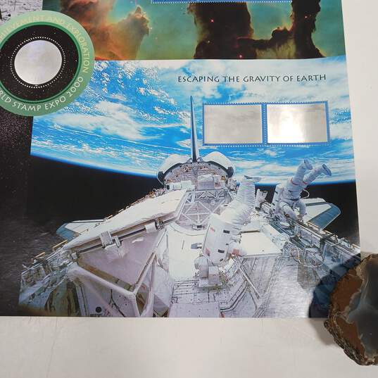 World Stamp Expo 2000 Space Exploration Stamps on Poster image number 4