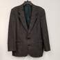 Mens Brown Long Sleeve Notch Lapel Single Breasted Blazer Jacket Size 44 image number 1