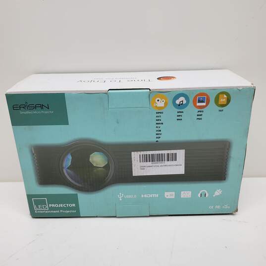 Erisan LED Projector HDMI Entertainment Projector IOB Untested image number 2