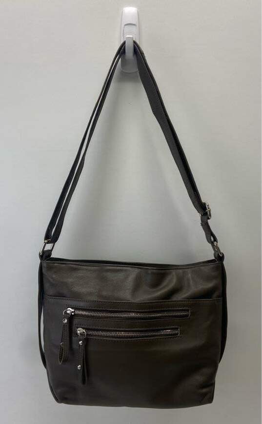 Great American Leatherworks Shoulder Zip Tote Bag image number 1