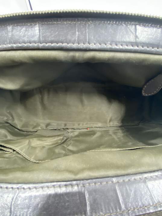 Authentic Christian Dior Brown PVC Trotter Romantic Handbag image number 6