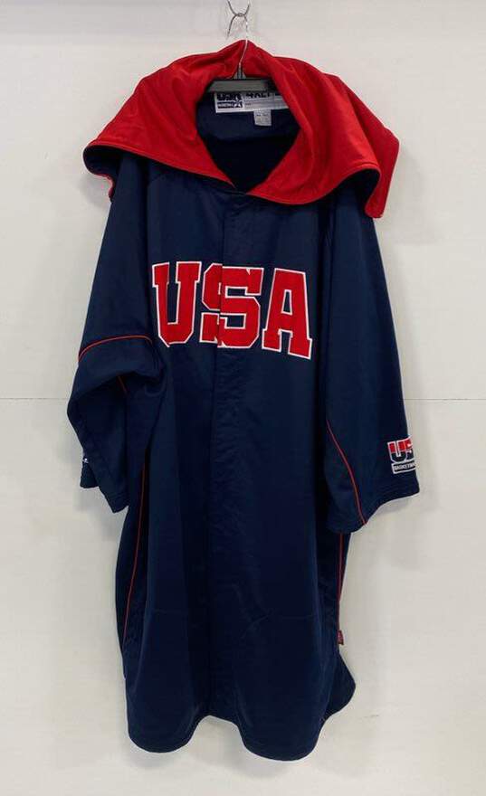 USA Men's Basketball 2004 Olympics Warm Up Jacket (Game Used) Sz. 4X Tall w/ COA image number 1