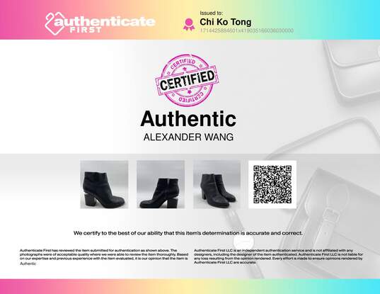 Alexander Wang Black Slip-On Boot Women 5.5 image number 8