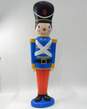 VTG Gemmy Blue Toy Soldier 40" Lighted Christmas Blow Mold Yard Decor image number 1