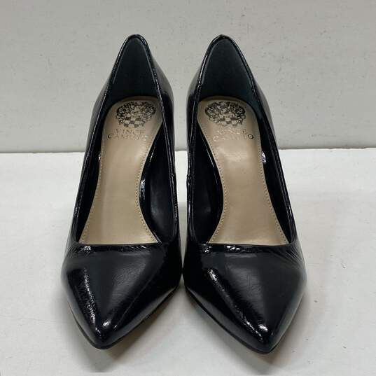 Vince Camuto Savilla Black Patent Leather Pump Heels Shoes Size 9 M image number 1