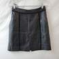Mango Black Leather Mini Skirt image number 1
