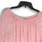 Fever Womens Pink Off The Shoulder Flared Sleeve Blouse Top Size Large image number 3
