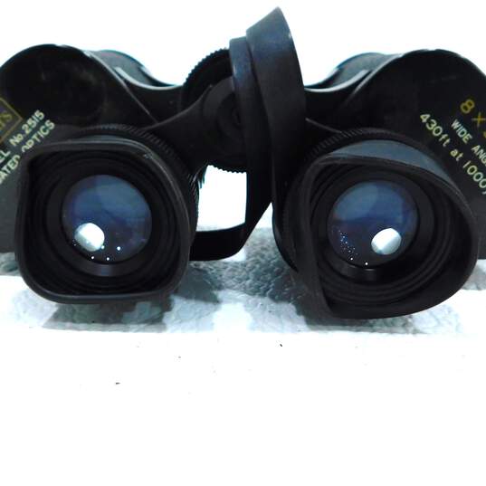 Vintage Sears Model 2515 8 X 50mm Wide Angle Coated Optics Binoculars W Case image number 6