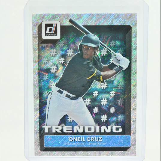2022 Oneil Cruz Donruss Rapture Trending Rookie Pittsburgh Pirates image number 1