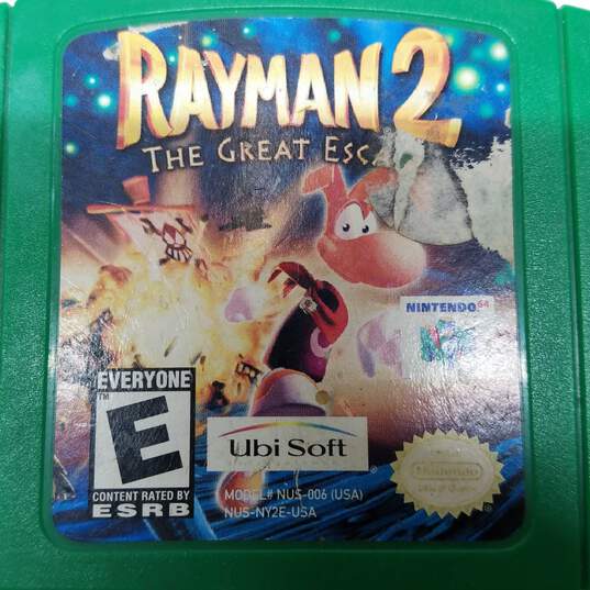 Rayman 2: The Great Escape Nintendo 64 Cartridge image number 2