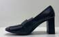 Marc Fisher Oralin Black Leather Buckle Loafer Pump Heels Women's Size 6 image number 2