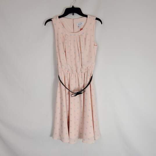 Elle Women Pink Print Dress S NWT image number 1