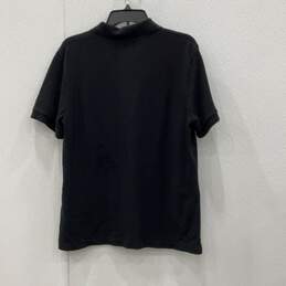 Authentic Burberry Mens Black Short Sleeve Polo Shirt Size L w/ COA alternative image