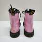 Dr Martens 1460Y Pink Patent Leather Combat Boots Women's Size 6 image number 4