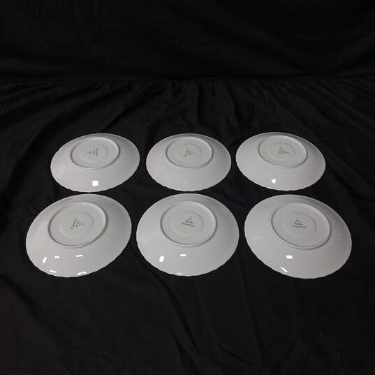 Bundle of Six Creative Regency Rose China Saucer Plates image number 4